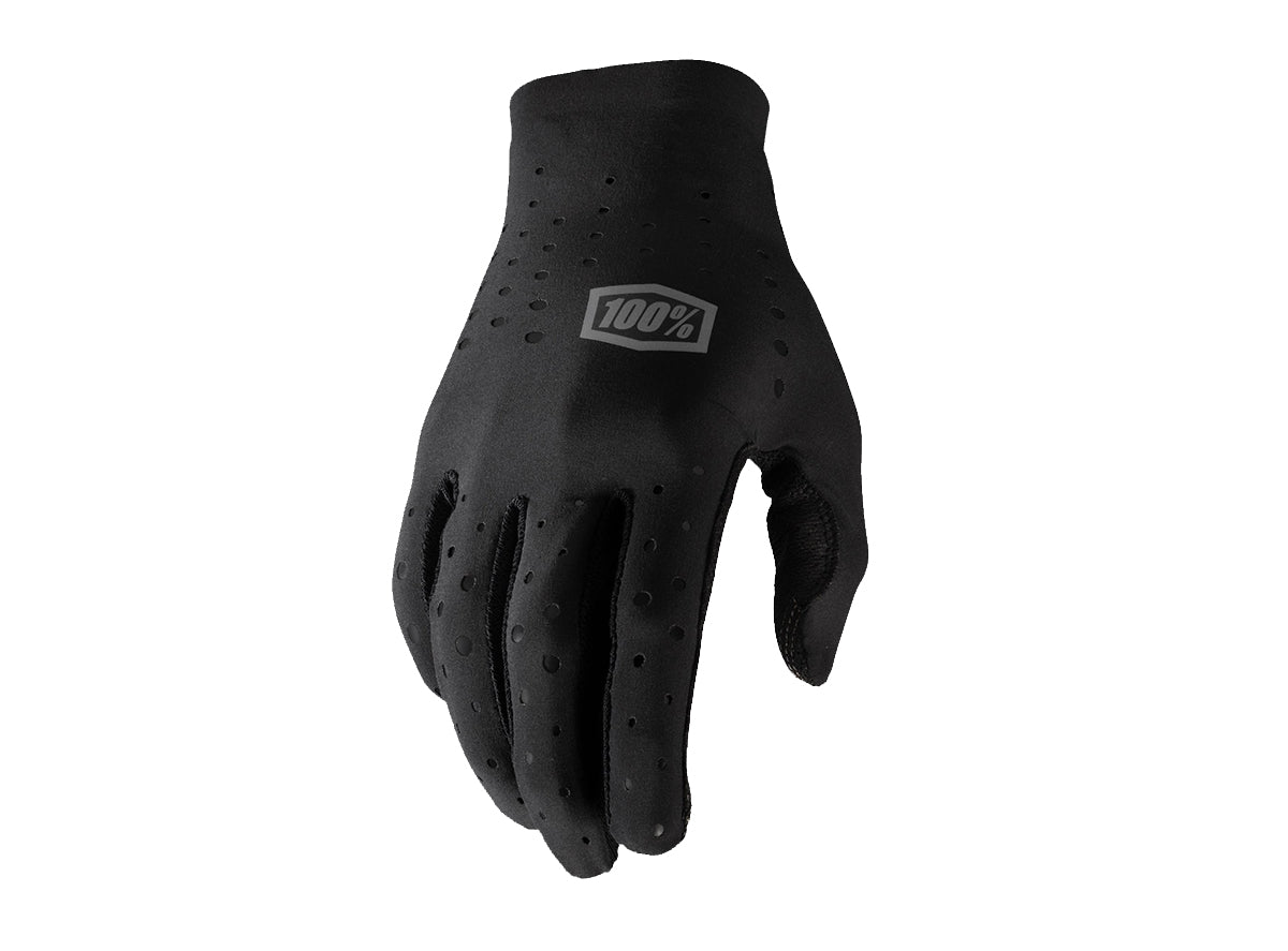 100% Sling MTB Glove - Black Black Large