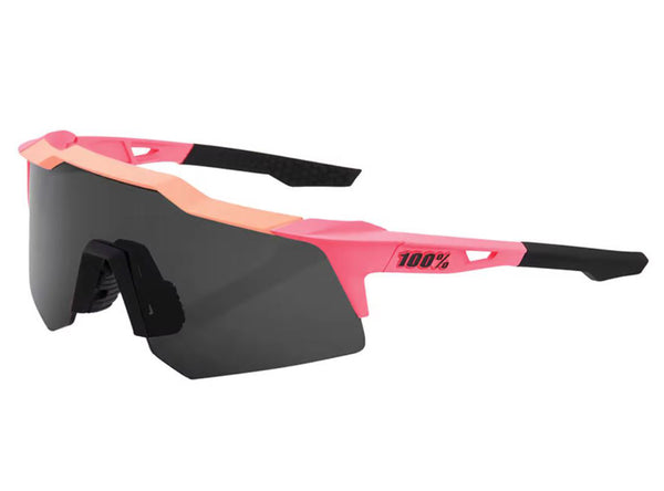 100% Speedcraft XS Performance Sunglasses - Matt Washed Out Neon