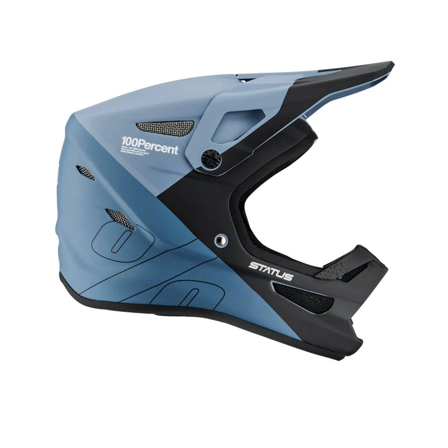 100% Status Helmet - Steel Blue - 2022 Steel Blue X-Small