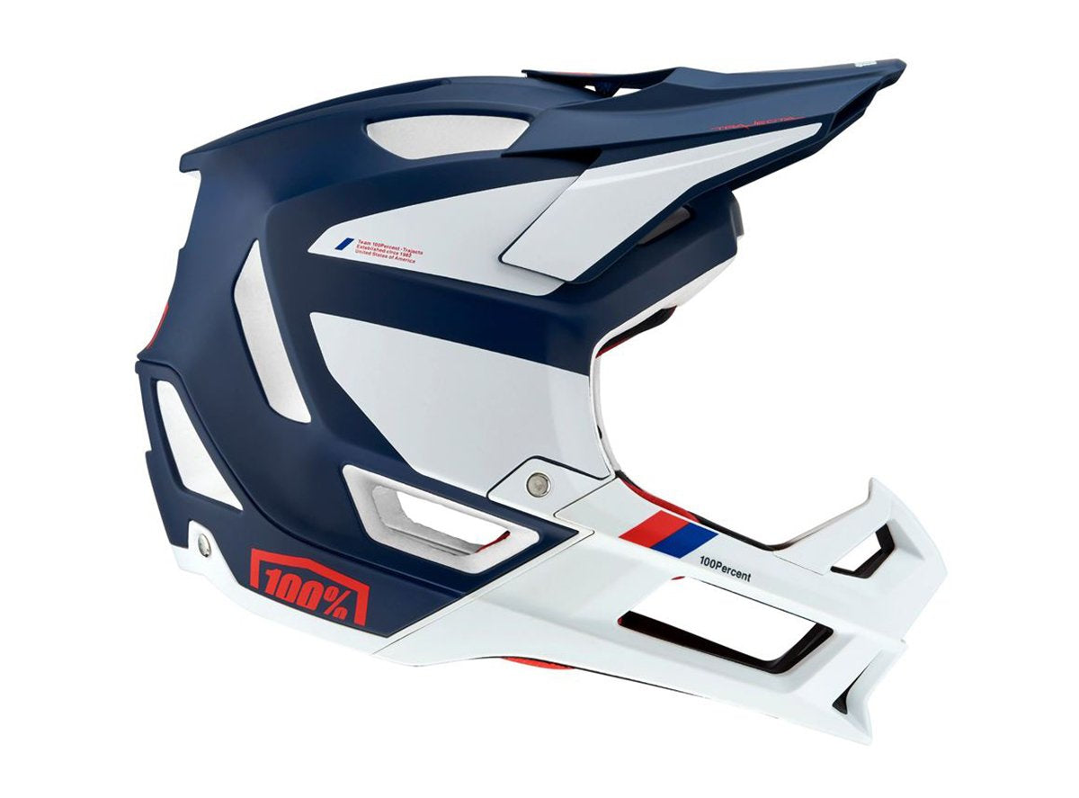 100% Trajecta Full Face Helmet - Intrepid - 2021 Intrepid Small