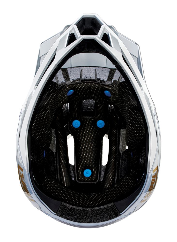 100% Trajecta Helmet - With Fidlock - Ranelagh Silver - 2022