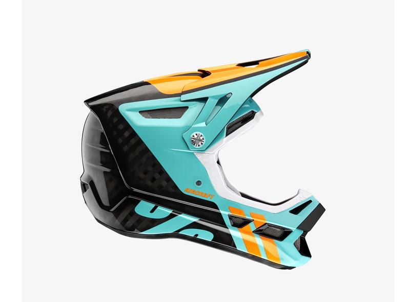 100% Aircraft MIPS DH Full Face Helmet - Fusion - Black Black X-Small