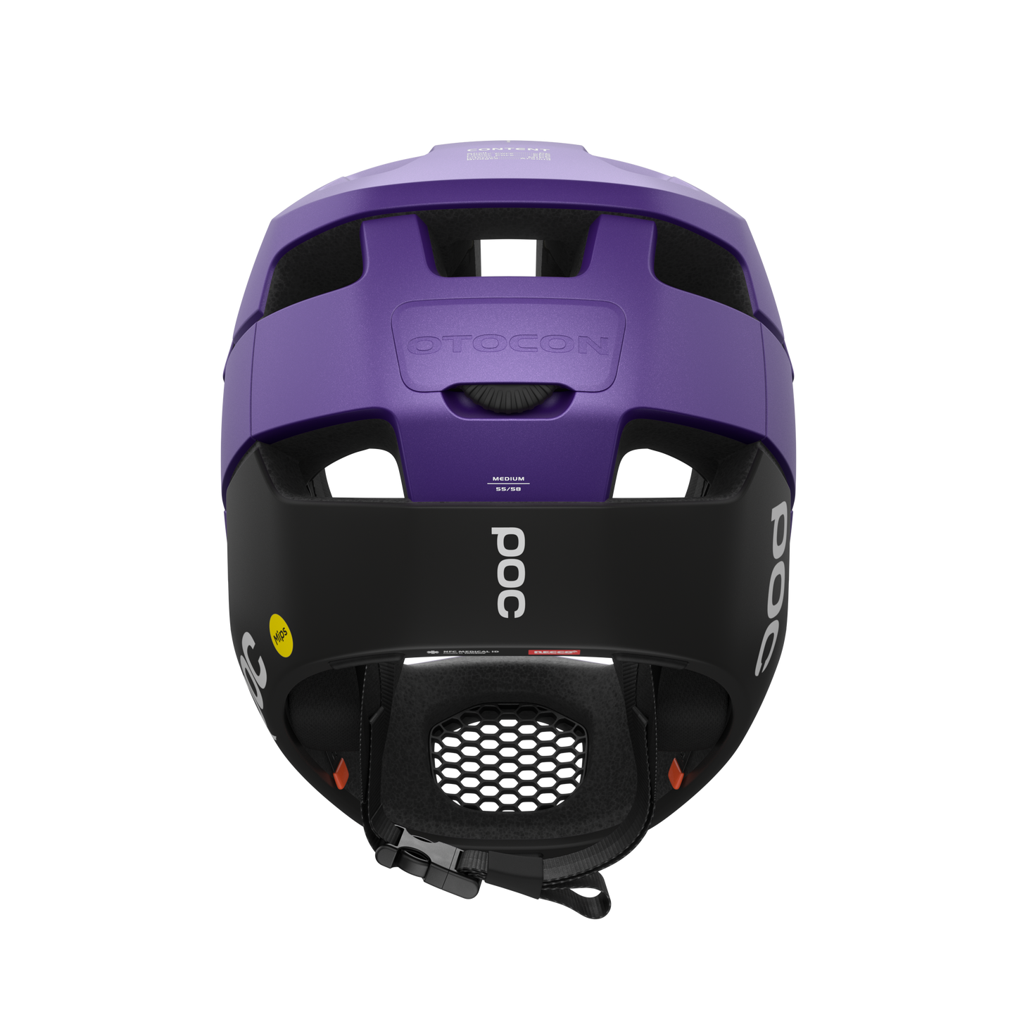 POC Otocon Race MIPS Full Face Helmet - Sapphire Purple-Uranium Black Metallic-Matt