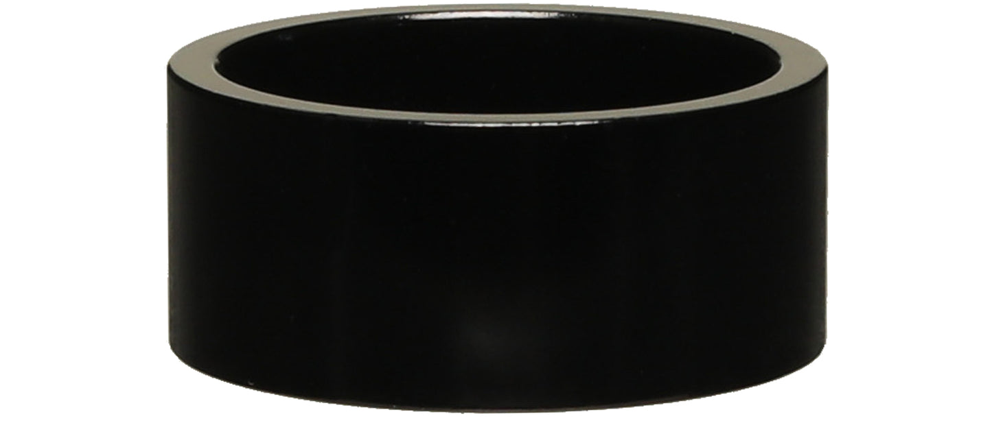 Wheels Manufacturing Aluminum Headset Spacer - 1.1/8" x 15mm - Black