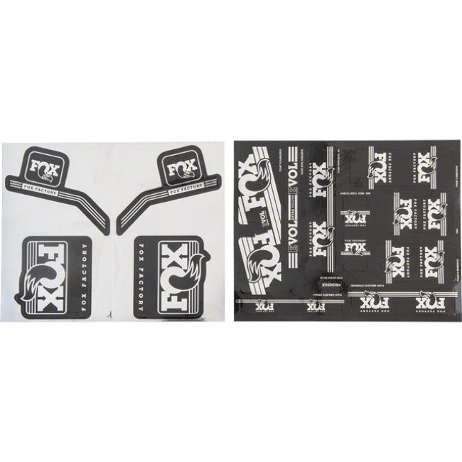 Fox Suspension Heritage Decal Kit for Forks and Shocks - Silver