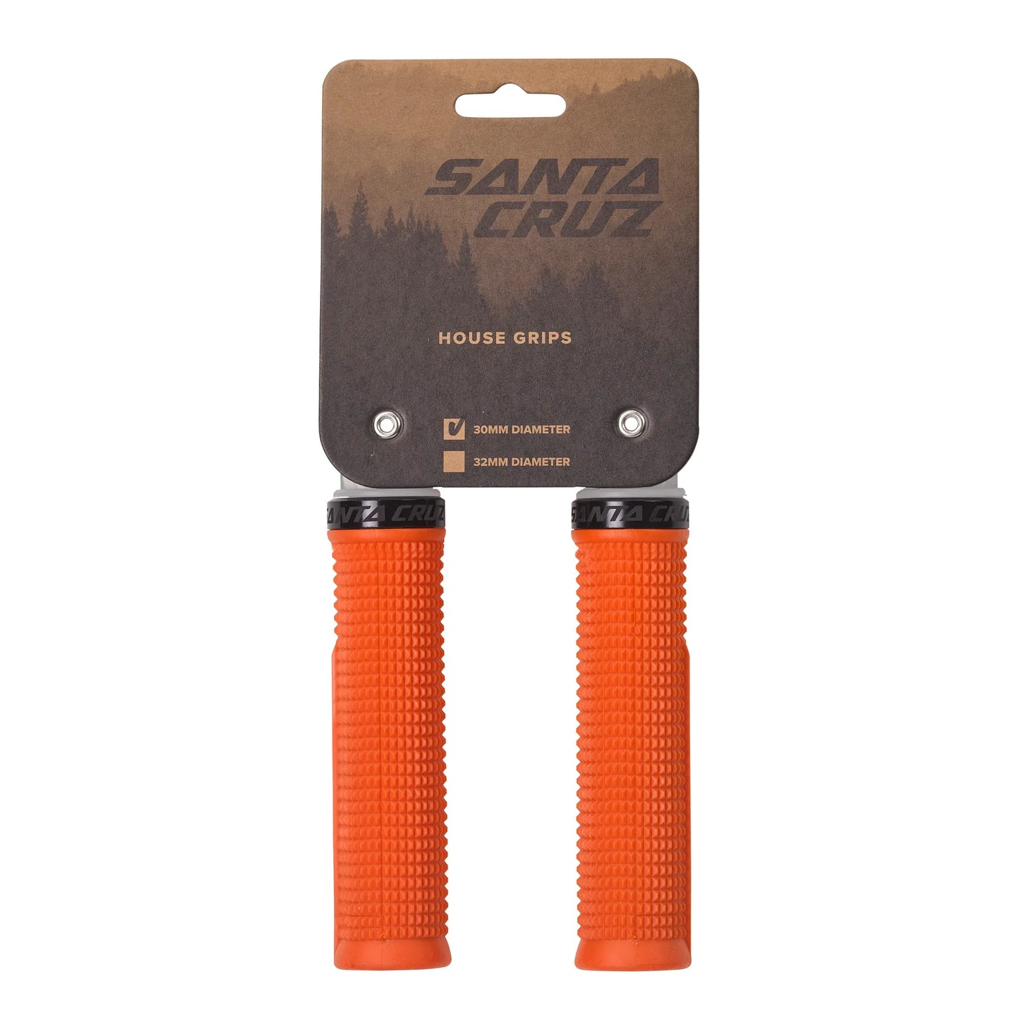 Santa Cruz House Grips - 30mm - Orange Orange