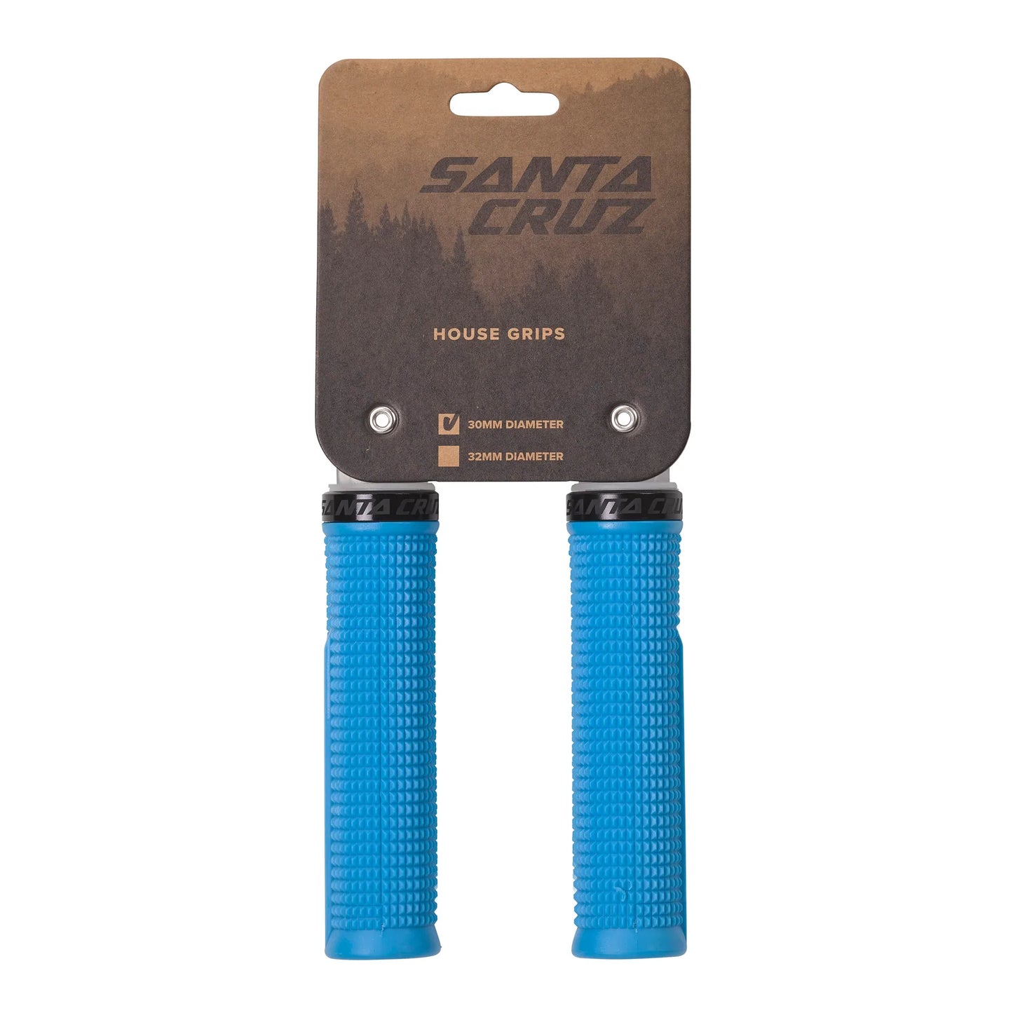 Santa Cruz House Grips - 30mm - Bright Blue Bright Blue