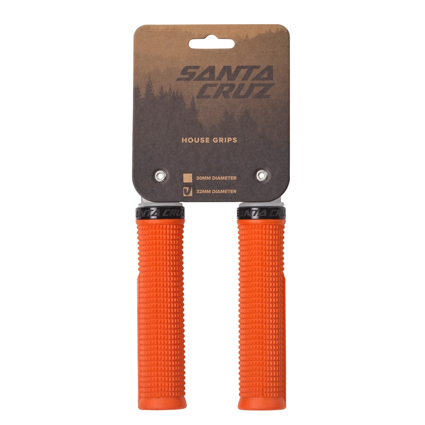 Santa Cruz House Grips - 32mm - Orange Orange