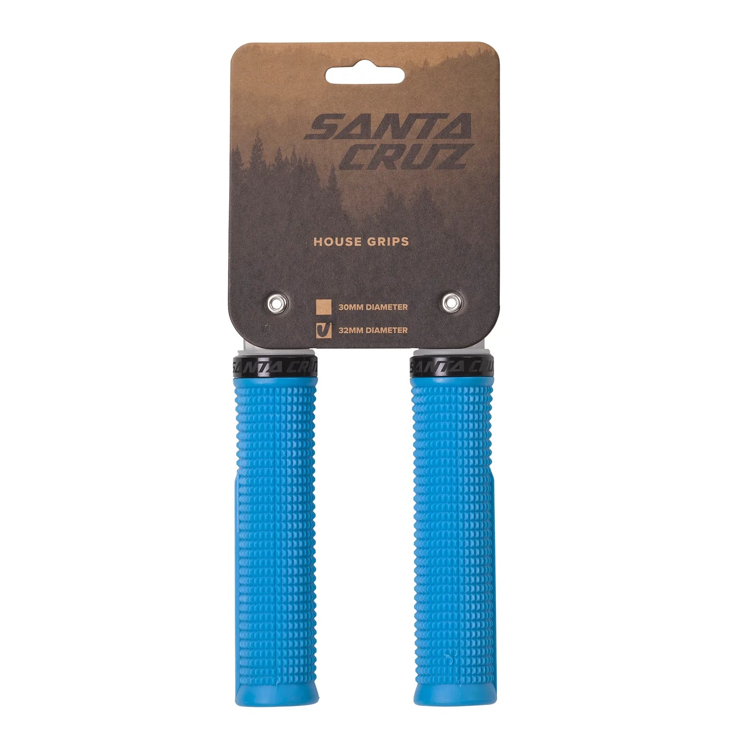 Santa Cruz House Grips - 32mm - Bright Blue Bright Blue