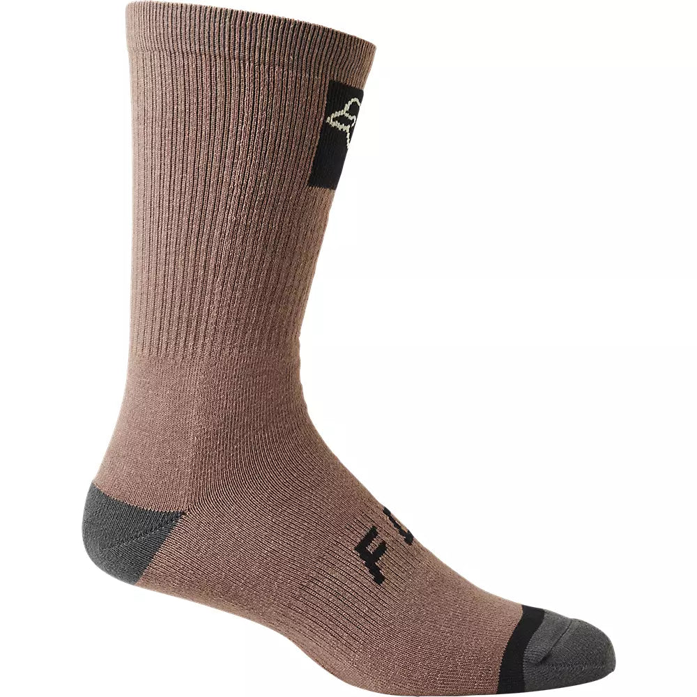 Fox Racing 8" Defend Crew Sock - Plum Perfect - 2022 Plum Perfect Small/Medium