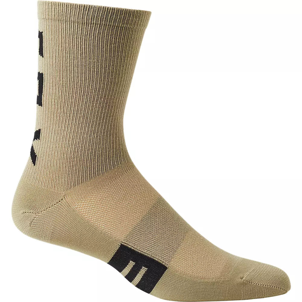 Fox Racing 6" Flexair Merino Sock - Bark - 2022 Bark Small/Medium
