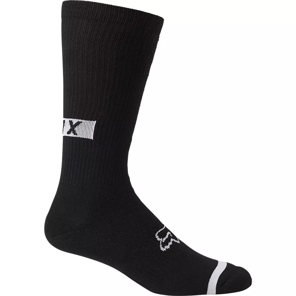 Fox Racing 10" Defend Crew Sock - Black - 2022 Black Small/Medium