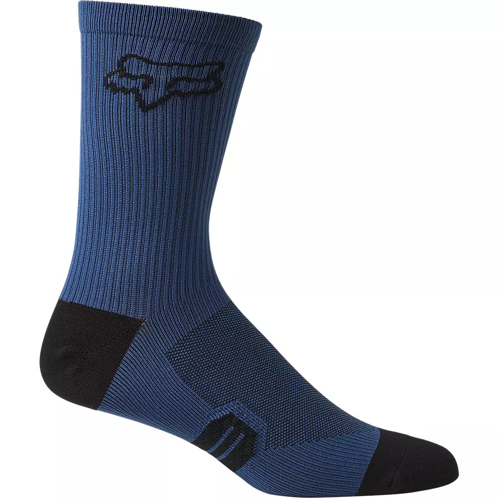 Fox Racing 6" Ranger Sock - Dark Indigo - 2022 Dark Indigo Small/Medium