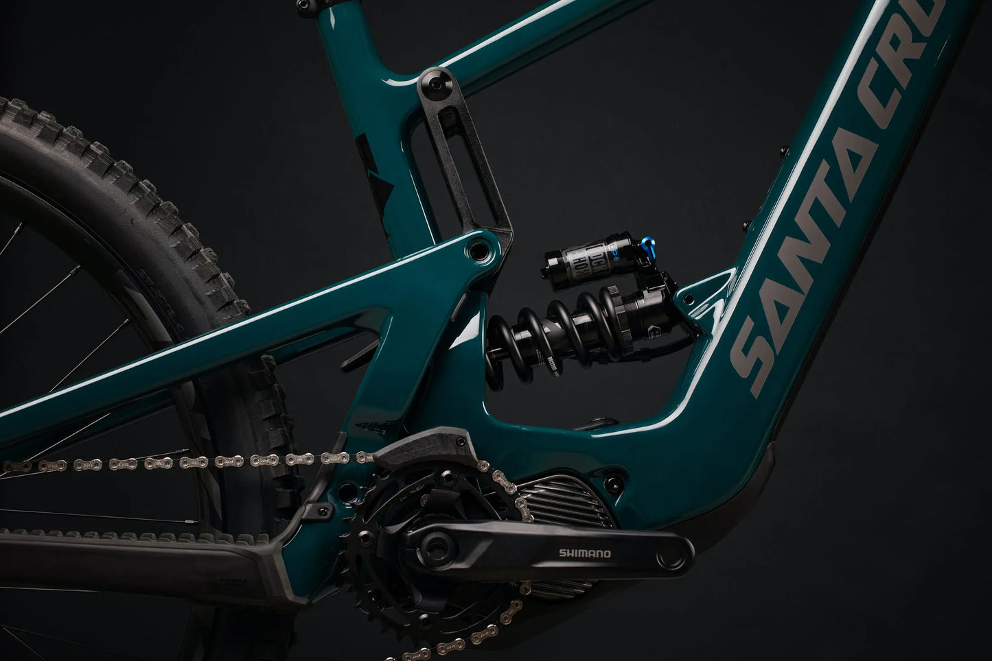 Santa Cruz Bullit Carbon CC MX E-Bike - R Kit - Hunter Green - 2023