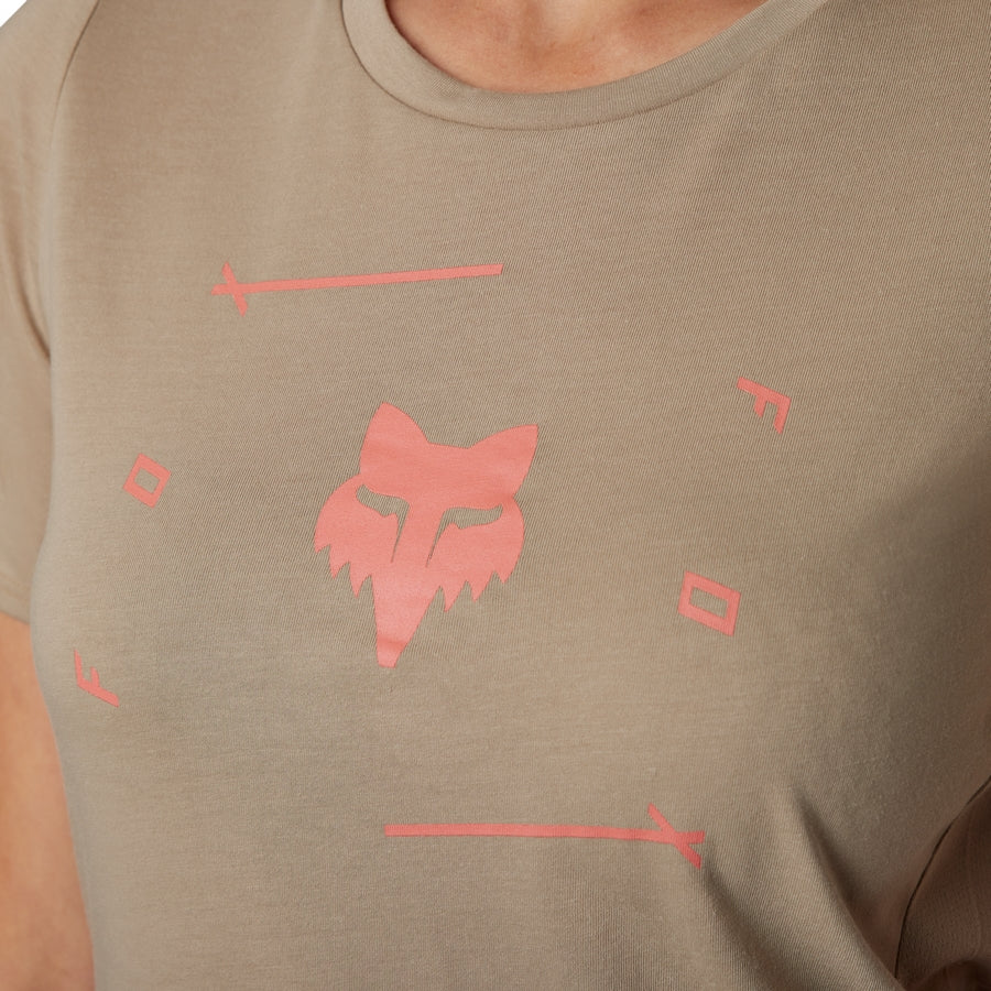 Fox Racing Ranger Dri Release Short Sleeve MTB Jersey - Veni - Womens - Mocca