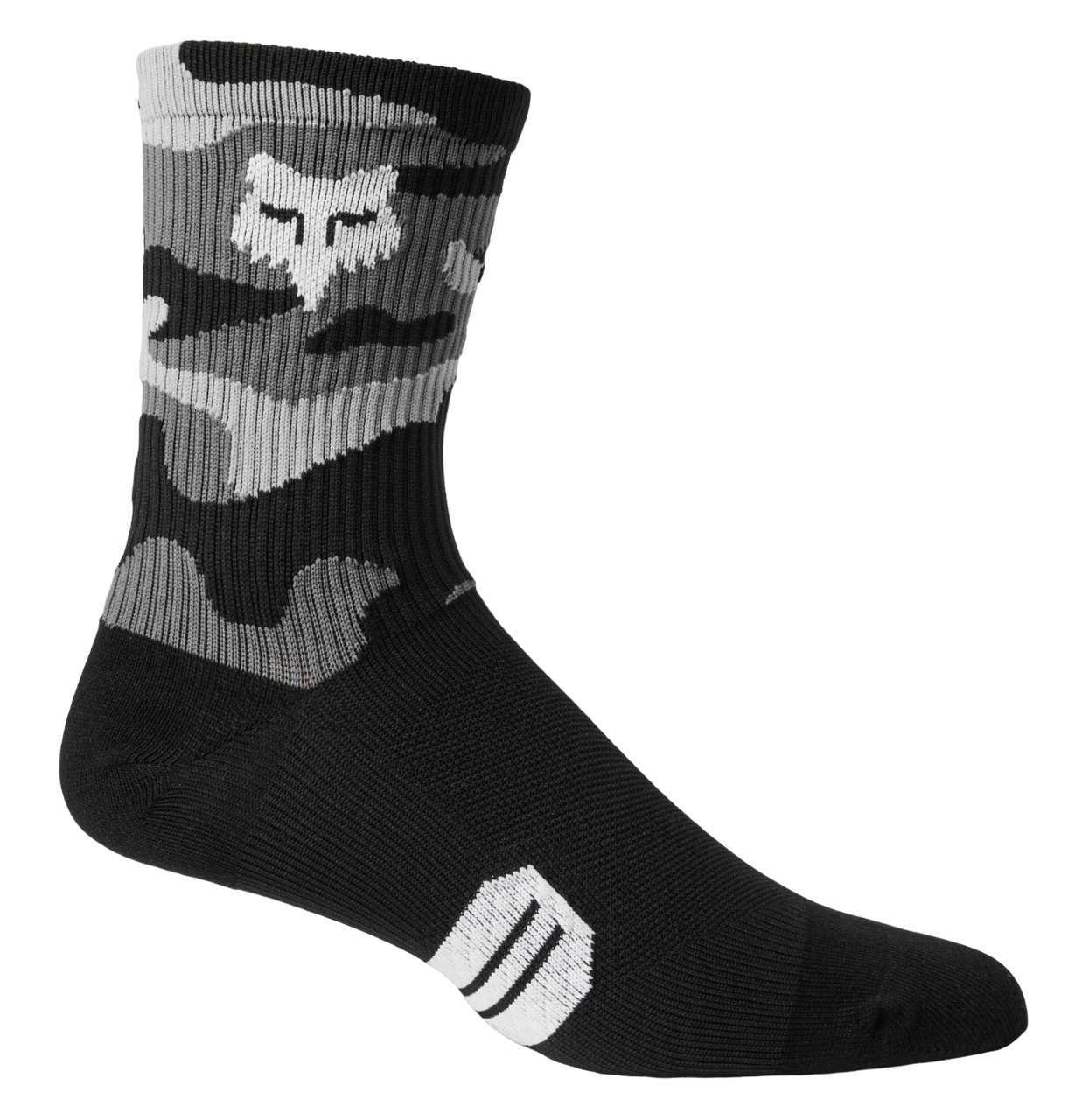 Fox Racing 6" Ranger Sock - Black-White Camo