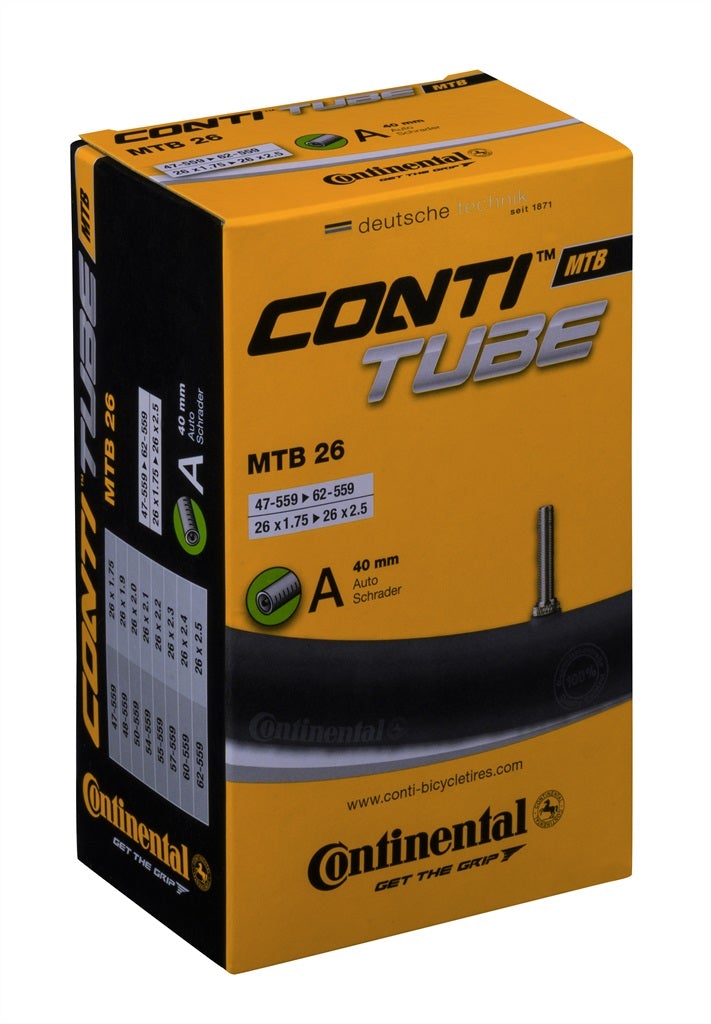 Continental 26" MTB Tube 1.75 - 2.5" 40mm - Schrader