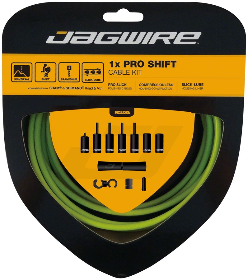 Jagwire 1x Pro Shift Kit - Organic Green Organic Green