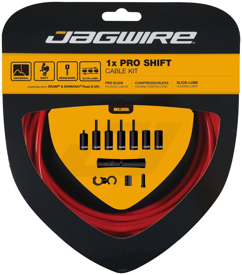 Jagwire 1x Pro Shift Kit - Red Red