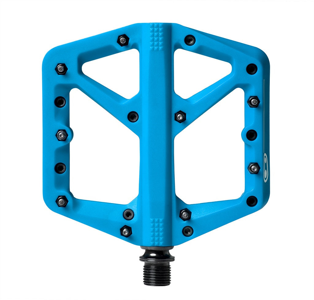 Crank Brothers Stamp 1 Platform Pedals - Blue Blue Small