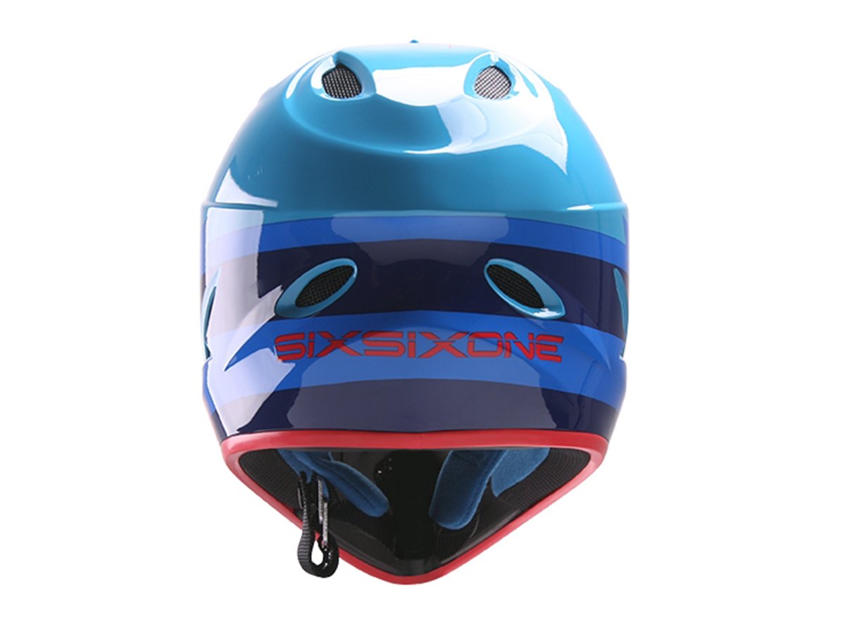 661 Comp Bolt Full Face Helmet - Red-Blue - 2017