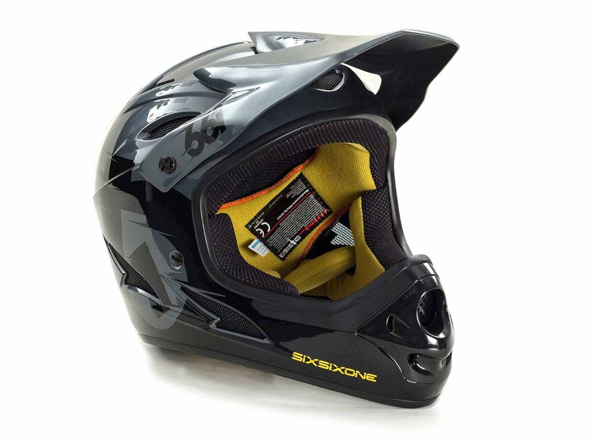 661 Comp Full Face Helmet - Black-Charcoal - 2017 Black - Charcoal X-Small