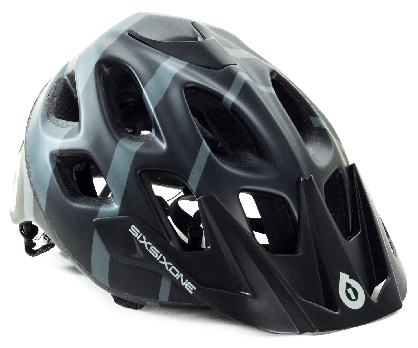 661 Recon Stryker MTB Helmet - Black-Gray Black - Gray Small/Medium