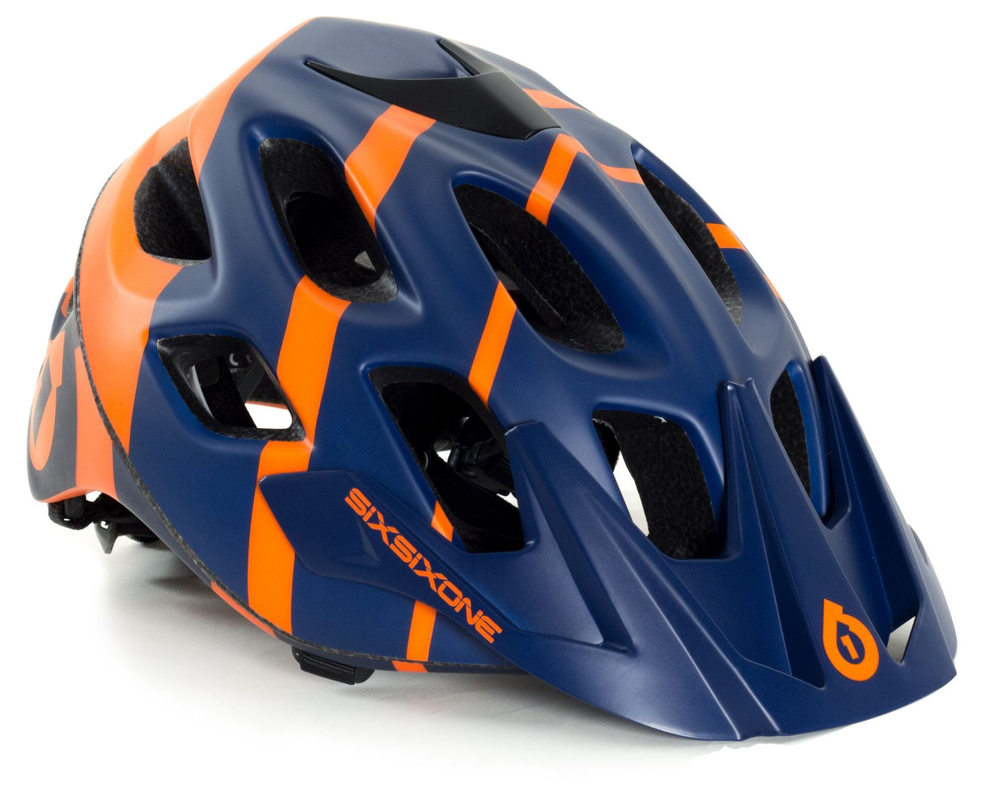 661 Recon Stryker MTB Helmet - Navy-Orange Navy - Orange Large/X-Large