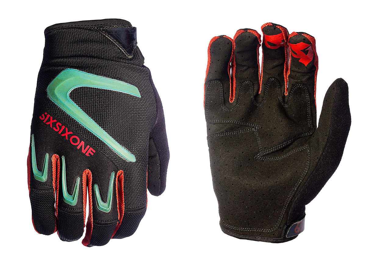 661 Rage MTB Glove Teal – Cambria Bike - Main Image