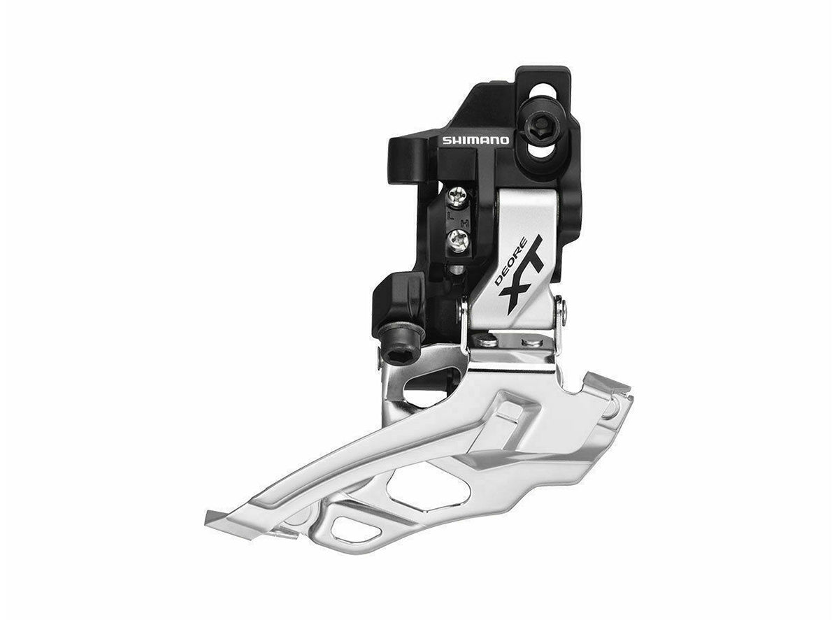 Shimano XT M786 Direct Mount 2x10 Front Derailleur Black Dual Pull
