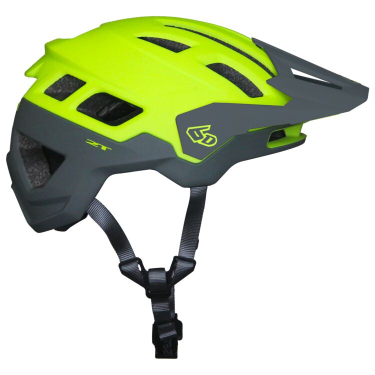 6D Helmets ATB-2T Ascent Helmet - Neon Yellow/Gray Matte