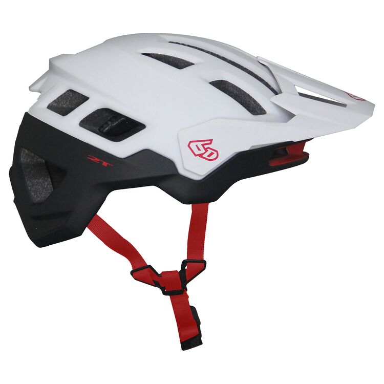 6D ATB-2T Helmet Ascent Matte White Black / M/L