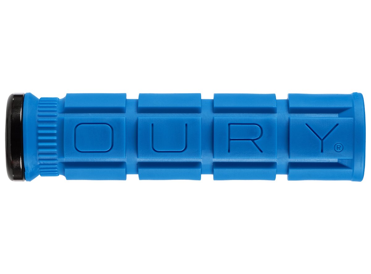 Oury V2 Single-Sided Lock-On Grips Deja Blue – Cambria Bike