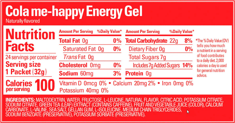 GU Energy Gel - Cola-Me-Happy