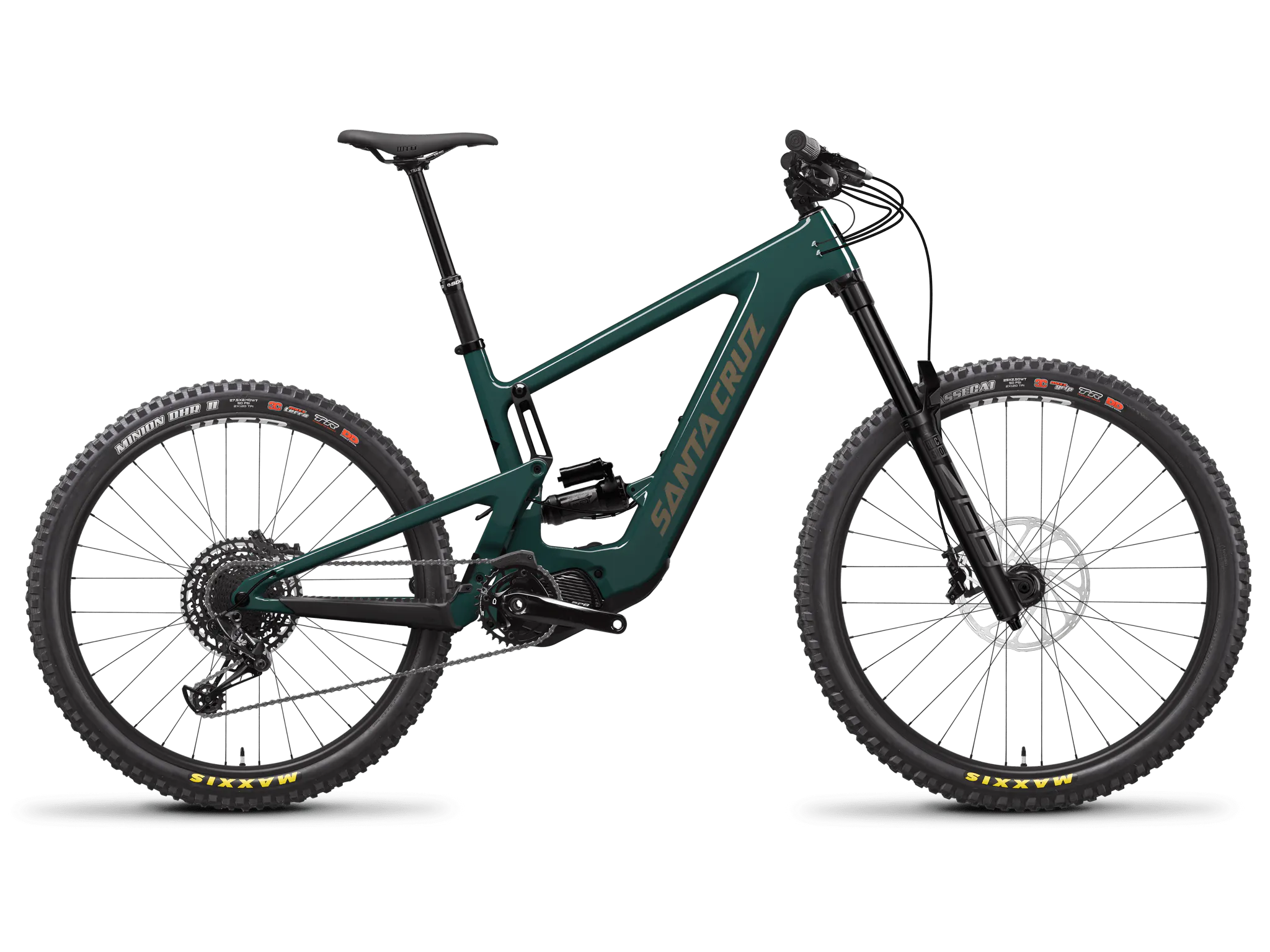 Santa Cruz Bullit Carbon CC MX E Bike R Kit Hunter Green 2023 Cambria Bike