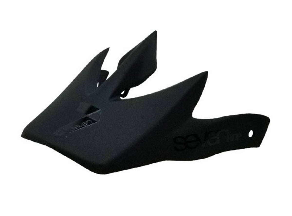 7 iDP M1 Helmet Visor - Matt Black-Gloss Black Matt Black - Gloss Black