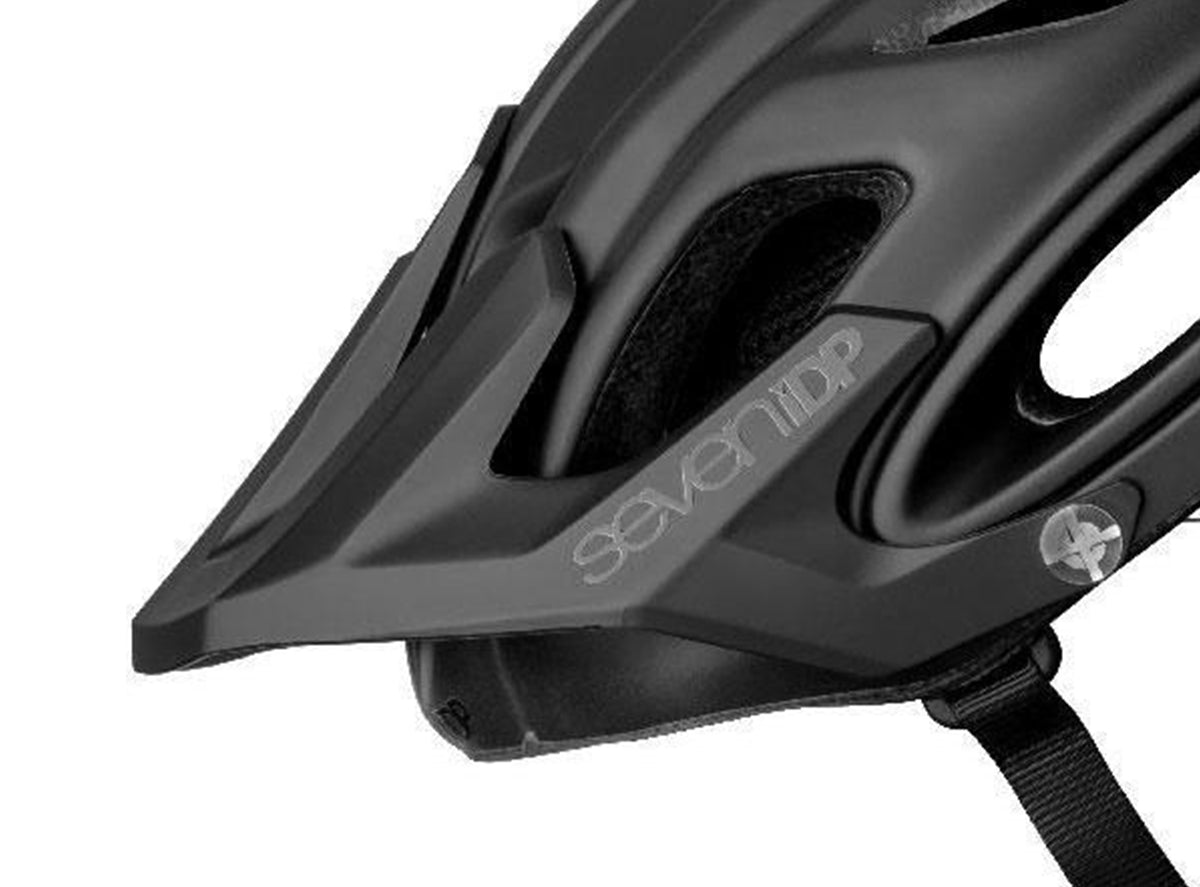 bike helmet windshield 7 iDP M2 Helmet Visor - Black-Gloss Black - Black
