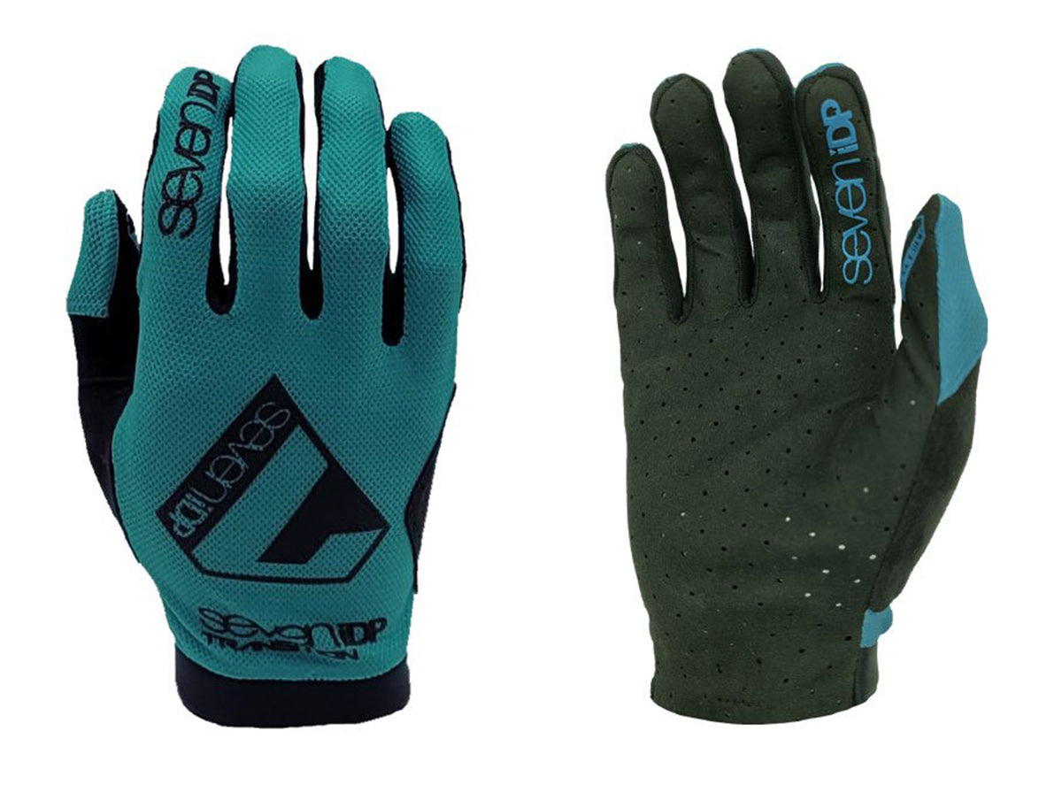 7 iDP Transition MTB Glove - Blue - 2022 Blue Small