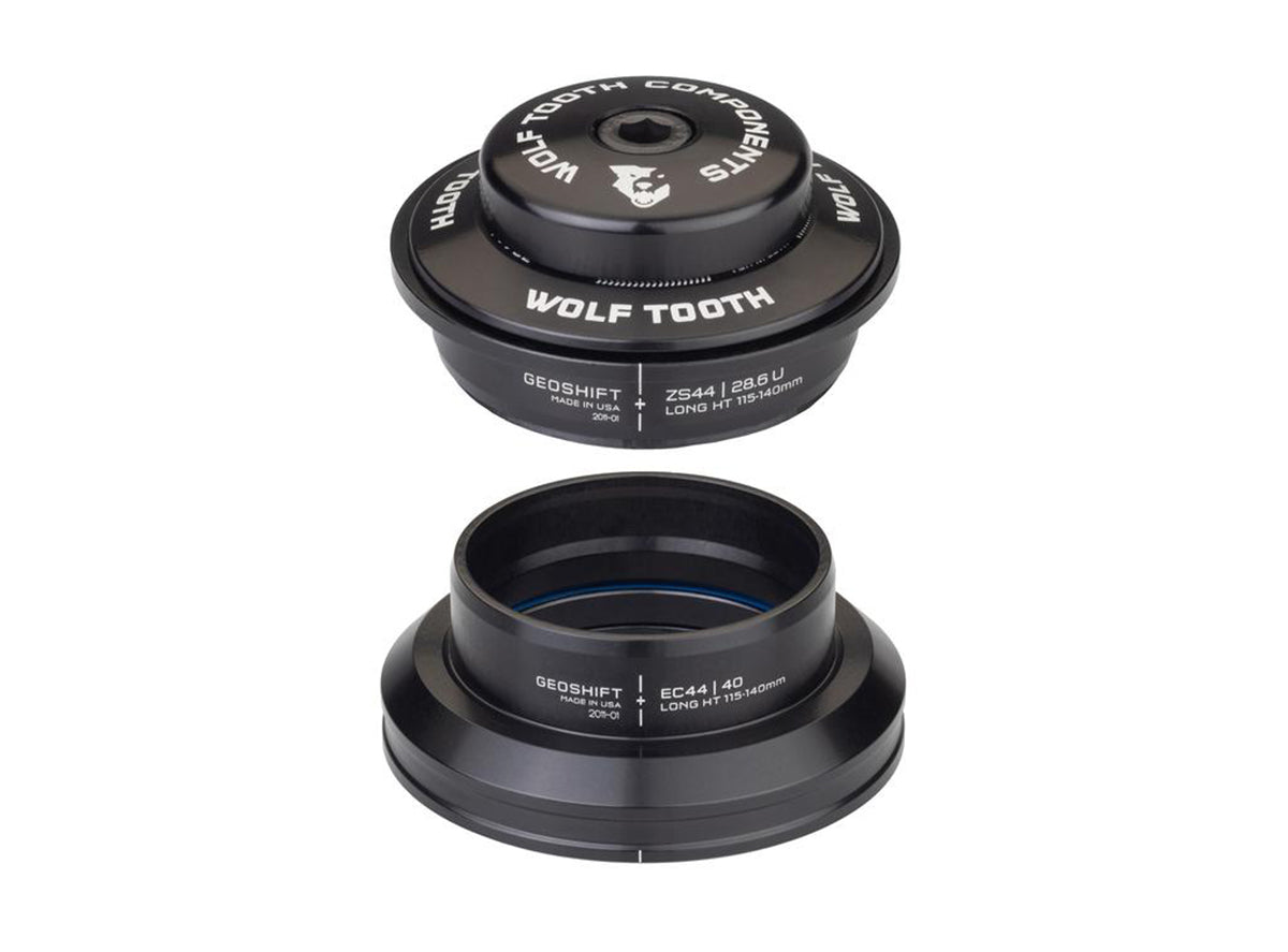 Wolf Tooth Components GeoShift Performance Angle Headset Black