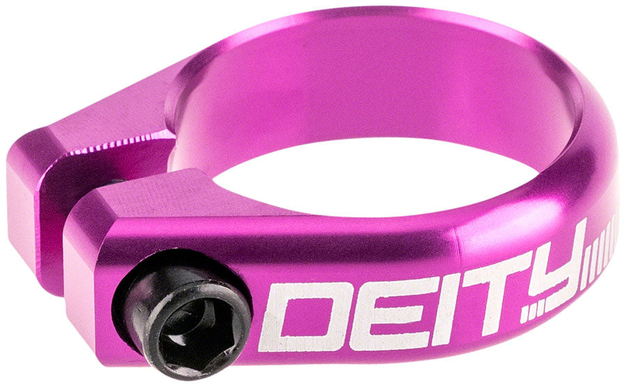 Deity Components Circuit Seatpost Clamp - Purple Purple 29.8mm