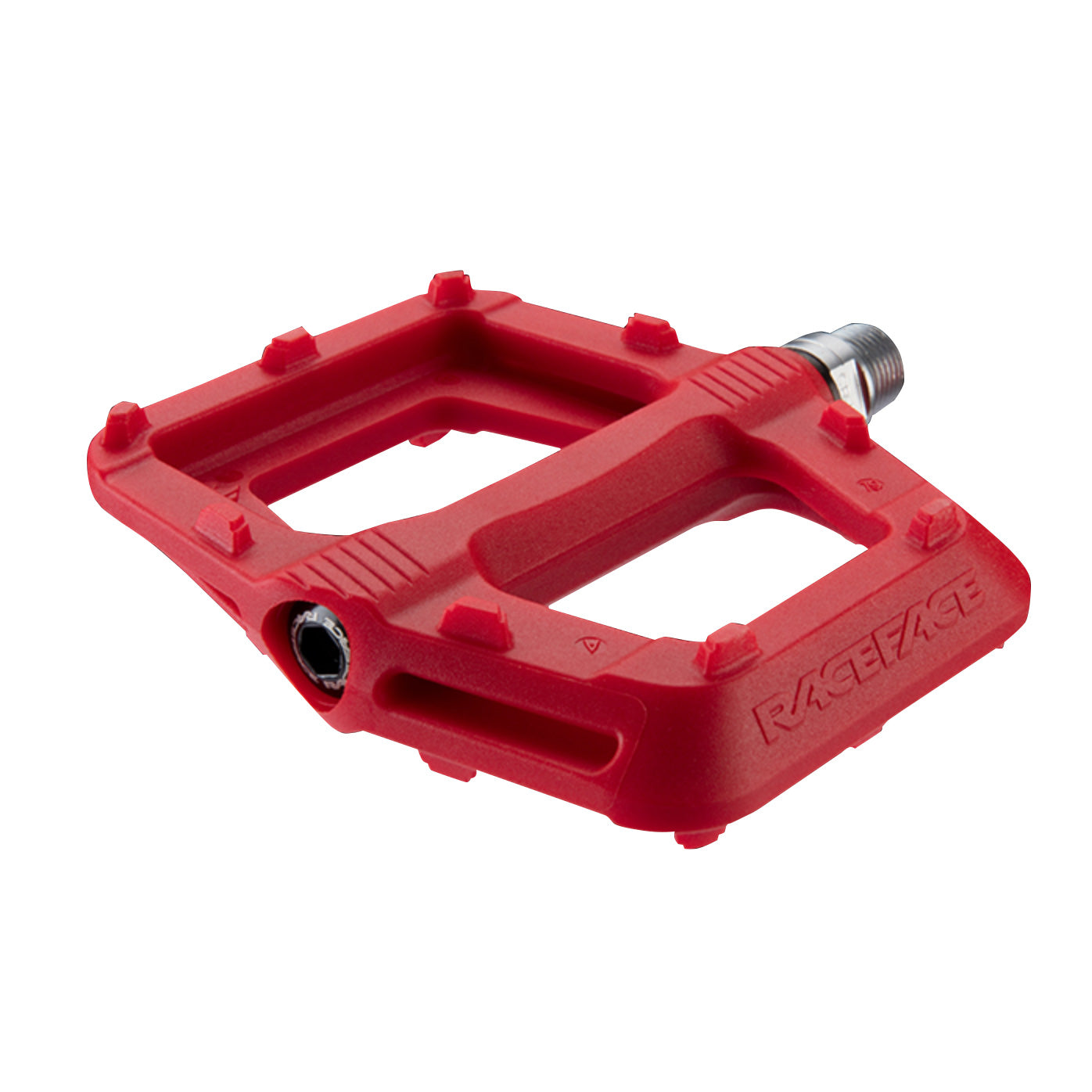Race Face Ride Flat Pedals - Red Red