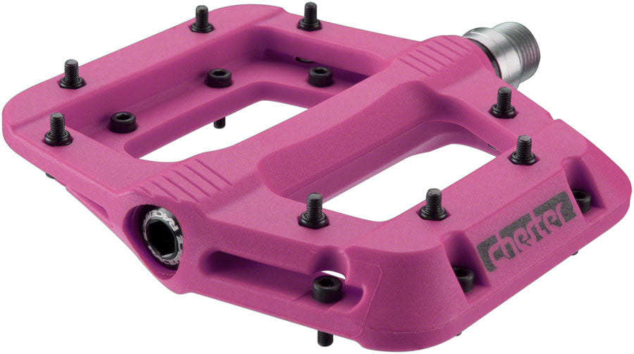 Race Face Chester Flat Pedals - Magenta Magenta