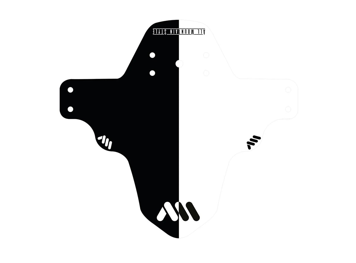 AMS Mud Guard - Black-White - 2021 Black - White