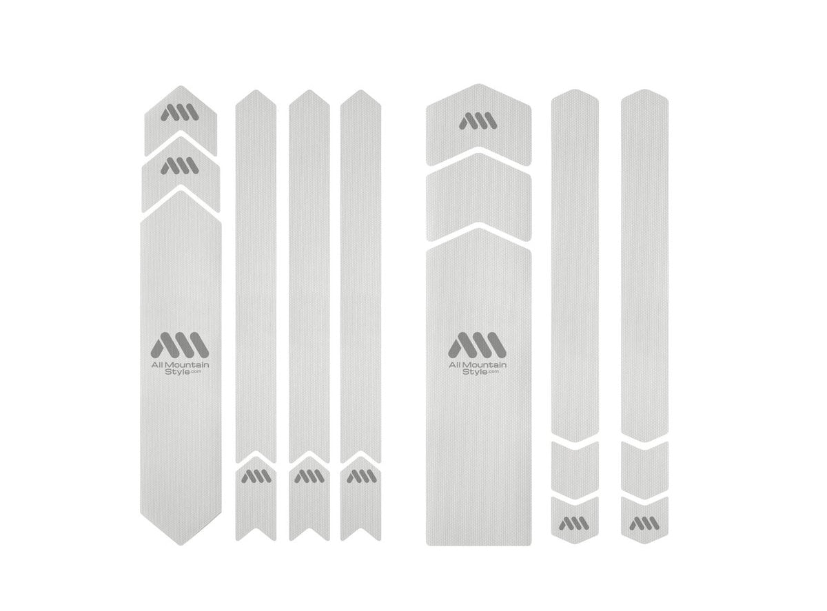 AMS Full Honeycomb Frame Guard Clear - Silver