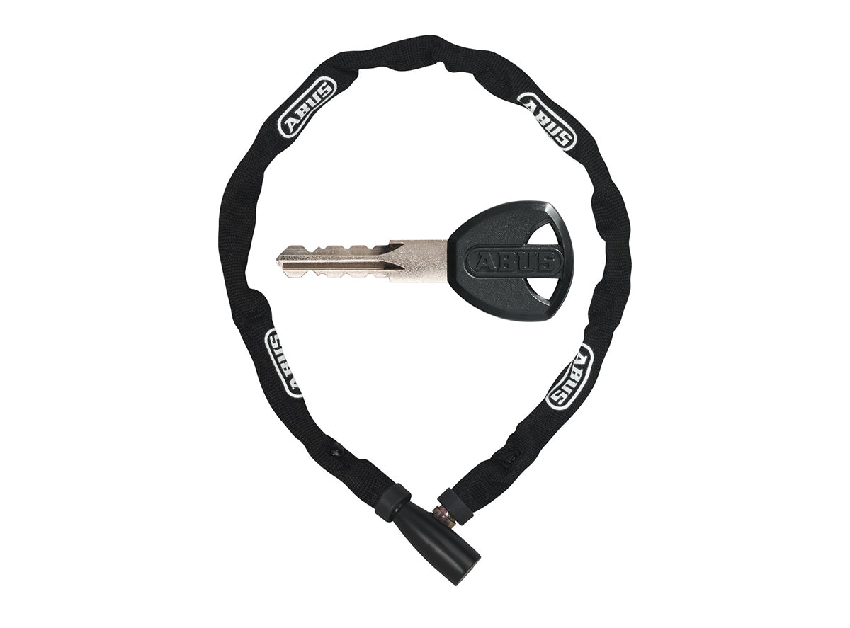 Abus 1500 Key Chain Lock - Black Black 110cm