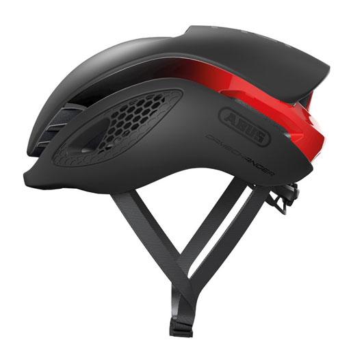 Abus GameChanger Road Helmet - Black-Red Black - Red Large - 58-62cms