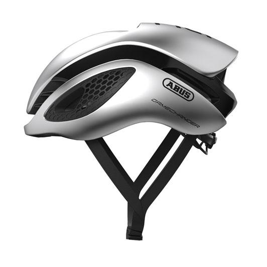 Abus GameChanger Road Helmet - Gleam Silver Gleam Silver Small - 51-55cms