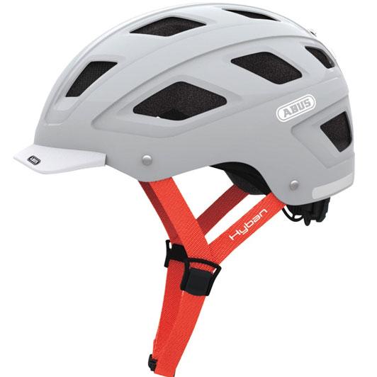 Abus Hyban City Helmet - Brilliant Gray Brilliant Gray Large - 56-61cms