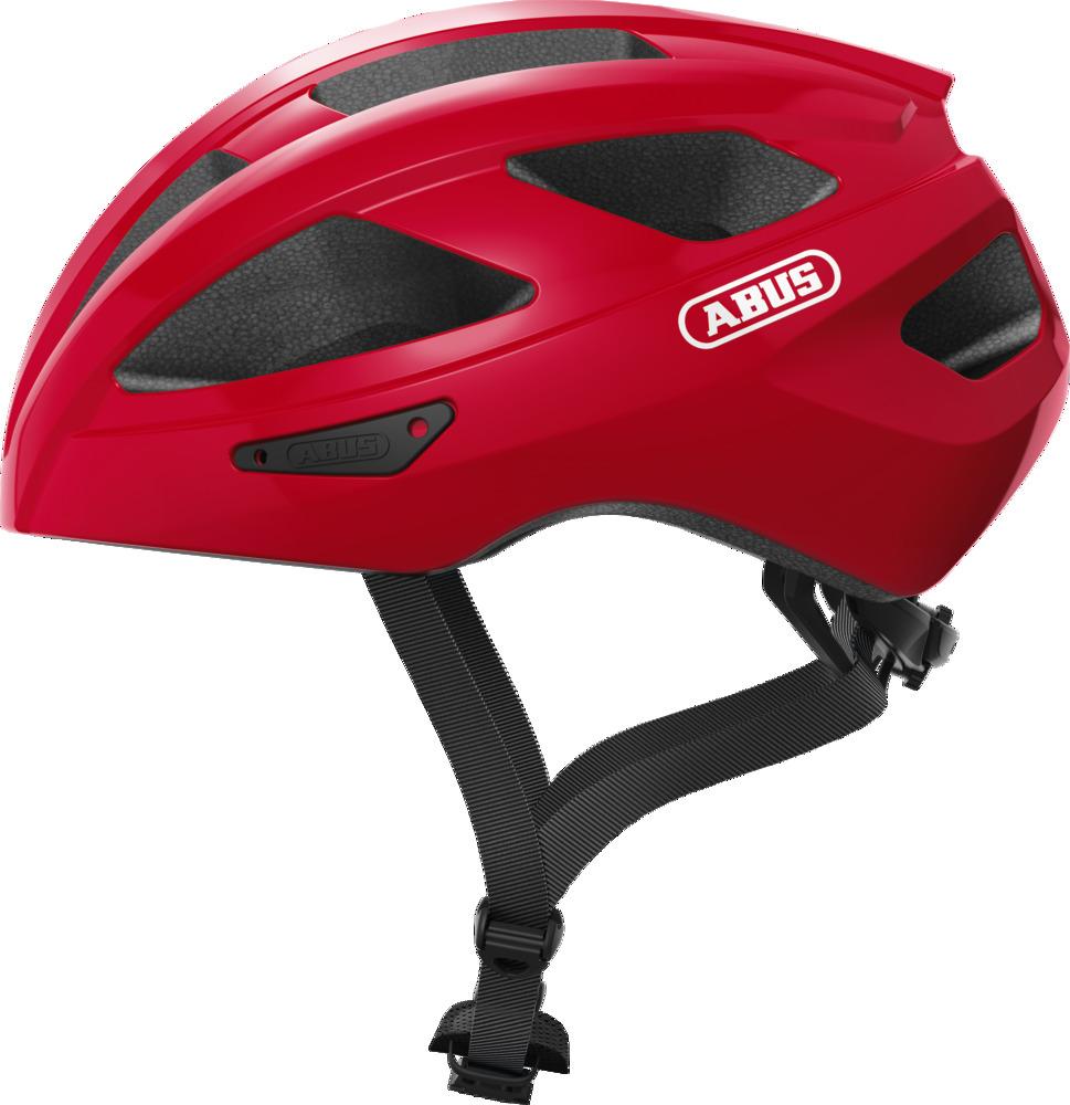 Abus Macator Helmet - Blaze Red Blaze Red Large - 58-62cms