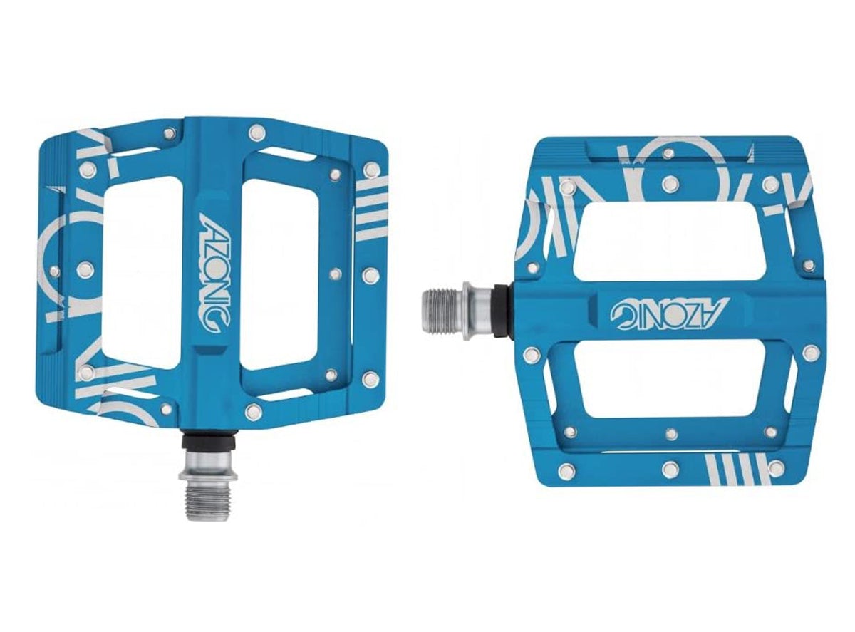 Azonic DMX Platform Pedals - Ano Blue Ano Blue